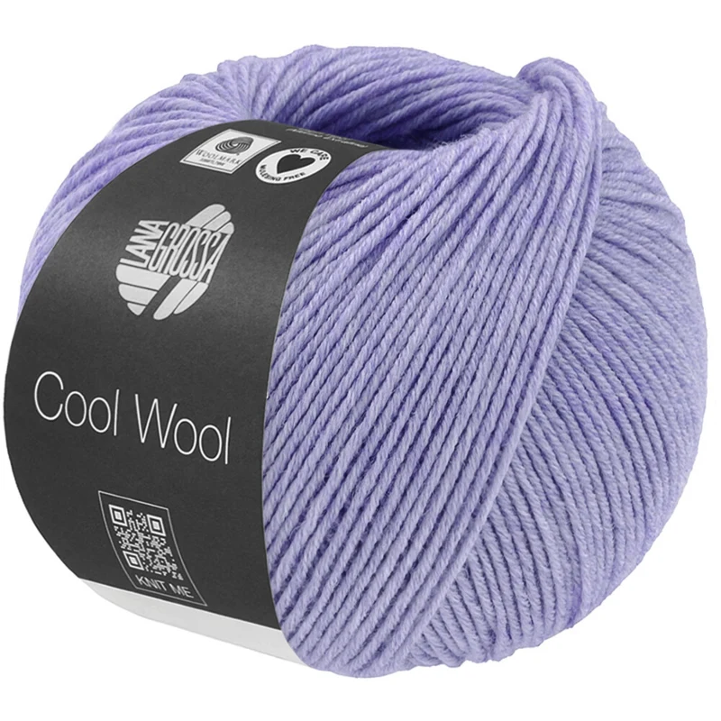 Lana Grossa Cool Wool Mélange 1498 Lilla meleret