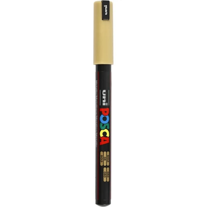 Posca Tusch, 0.7 mm, 1 stk. Guld