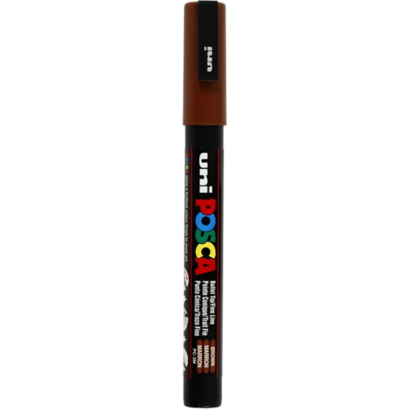 Posca Tusch, 0.9-1.3 mm, 1 stk. Brun