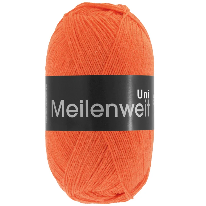 Lana Grossa Meilenweit 100 1396 Græskarrød