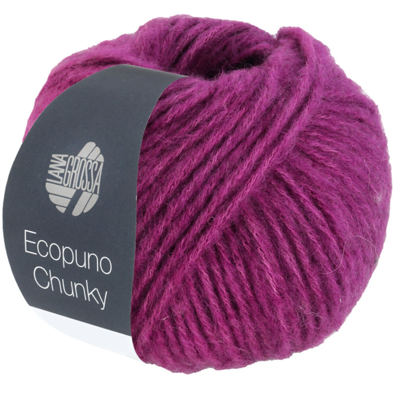 Ecopuno Chunky 128 Rødviolet