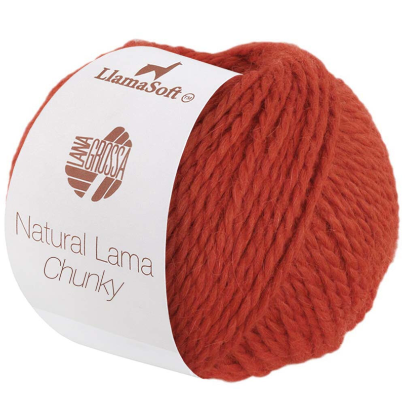 Natural Lama Chunky 04 Rustorange