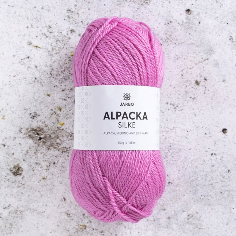 Järbo Alpacka Silke 20 Pink cupcake