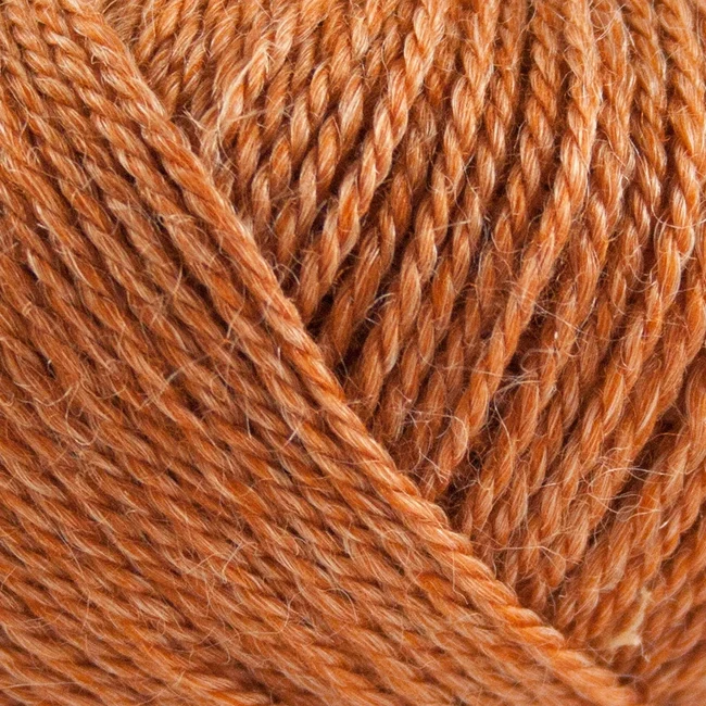 Onion No.4 Organic Wool+Nettles 834 Brændt orange