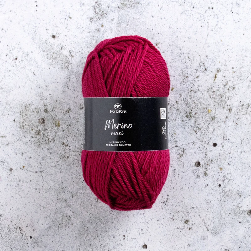 Svarta Fåret Merino Maxi 31 Vin ned
