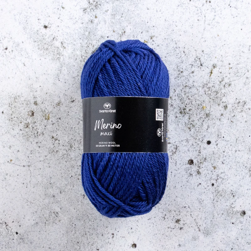 Svarta Fåret Merino Maxi 32 Midnat mærke