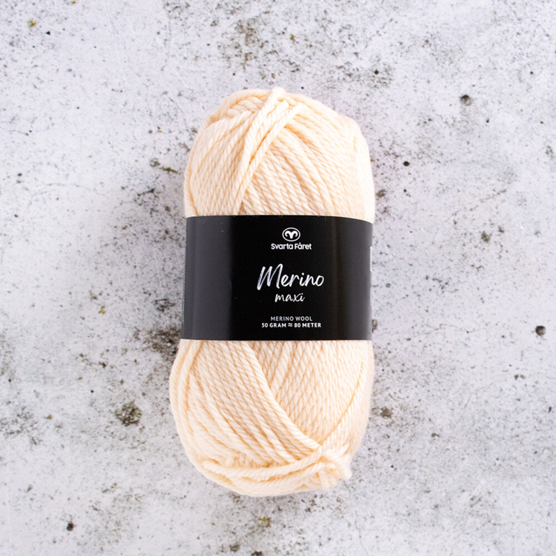 Svarta Fåret Merino Maxi 07 Macadamia-nød