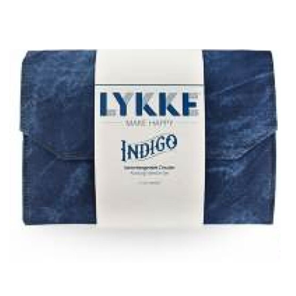 LYKKE Udskiftelige Rundpindesæt Indigo, Blå, 13 cm