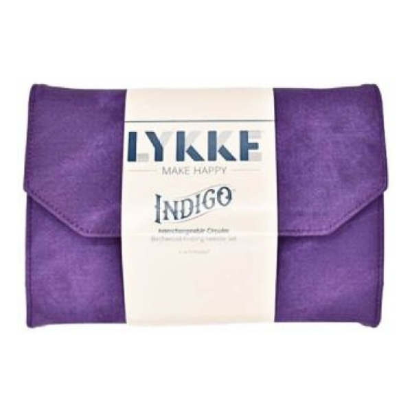 LYKKE Udskiftelige Rundpindesæt Indigo, Violet, 13 cm