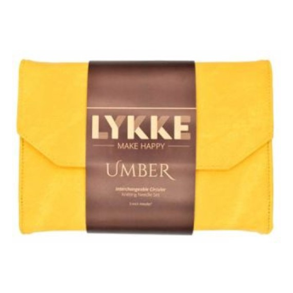 LYKKE Udskiftelige Rundpindesæt Umber, Gul, 13 cm