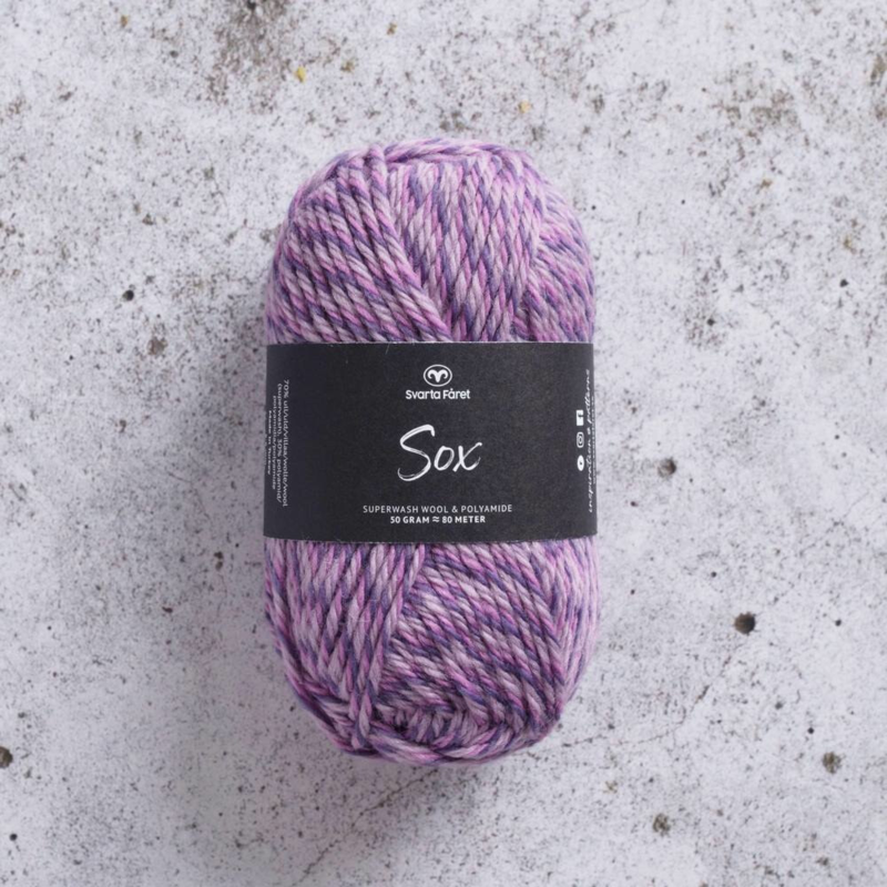 Svarta Fåret Sox 50 g 007 Glimmerslik