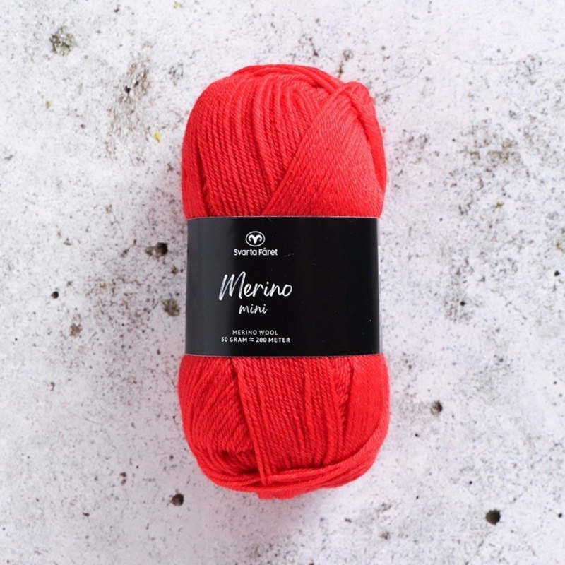 Svarta Fåret Merino Mini 22 Rød hane