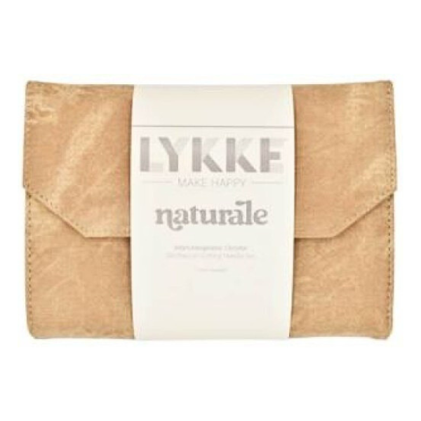 LYKKE Udskiftelige Rundpindesæt Naturale, Tan, 13 cm