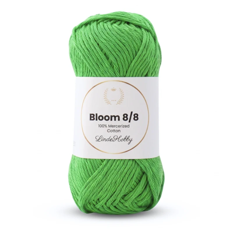 LindeHobby Bloom 8/8 Mercerized Cotton 38 Grøn