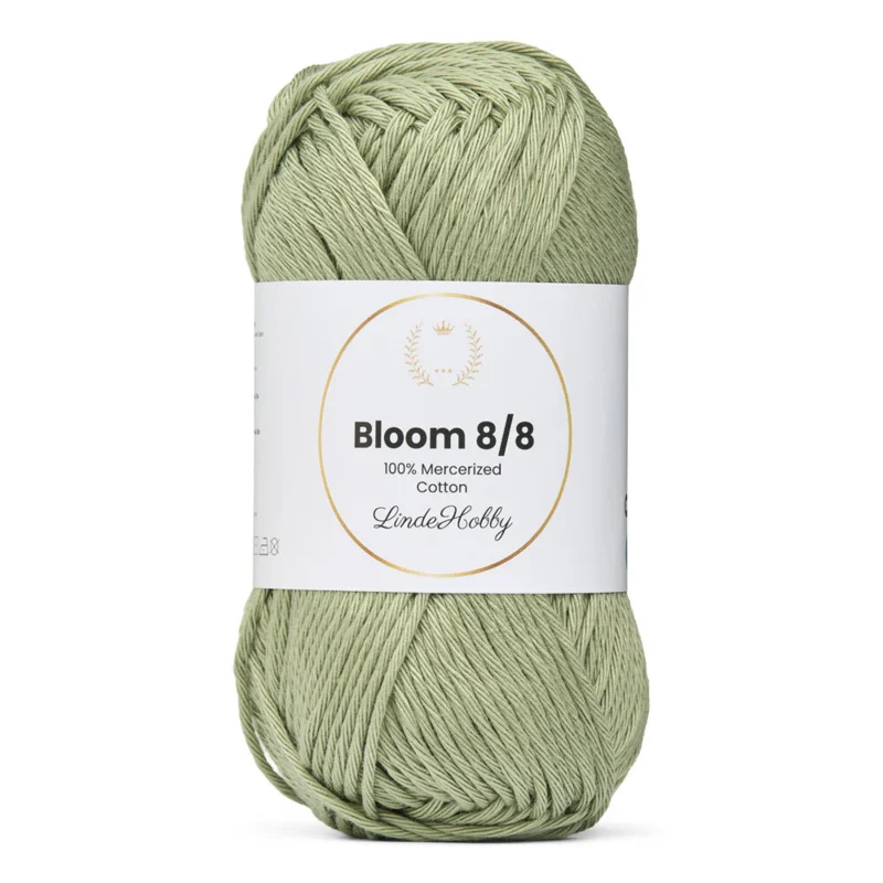 LindeHobby Bloom 8/8 Mercerized Cotton 29 Salviegrøn