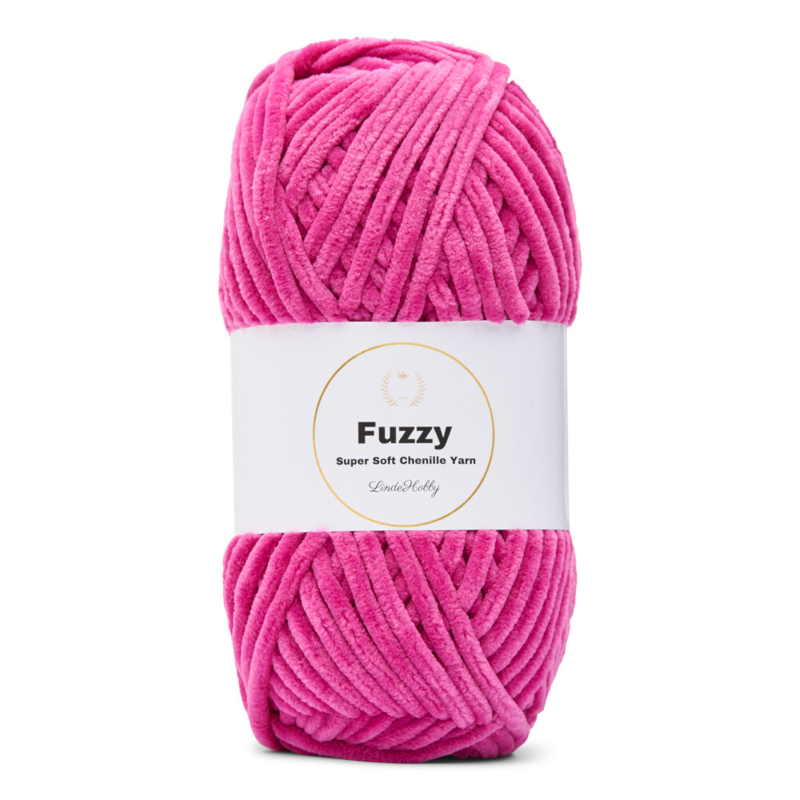 LindeHobby Fuzzy Chenille 44 Lys fuchsia