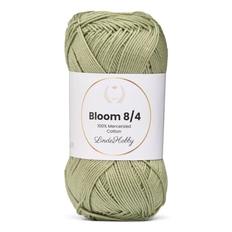 LindeHobby Bloom 8/4 Mercerized Cotton 29 Salviegrøn