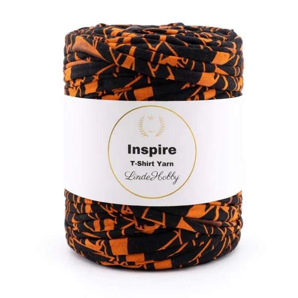 LindeHobby Inspire Print 26 Sort med orange tryk