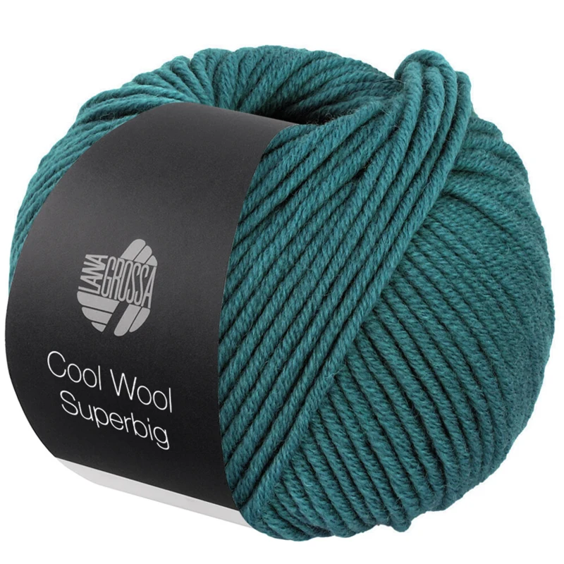 Lana Grossa Cool Wool Superbig 50 Petrolgrøn