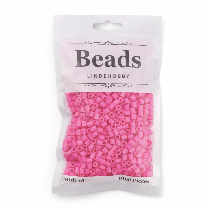 LindeHobby Beads 133 Pink blomme