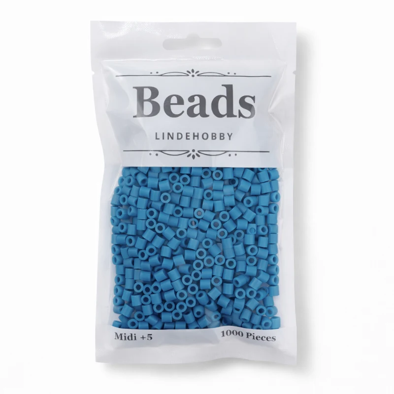 LindeHobby Beads 105 Petrol blå