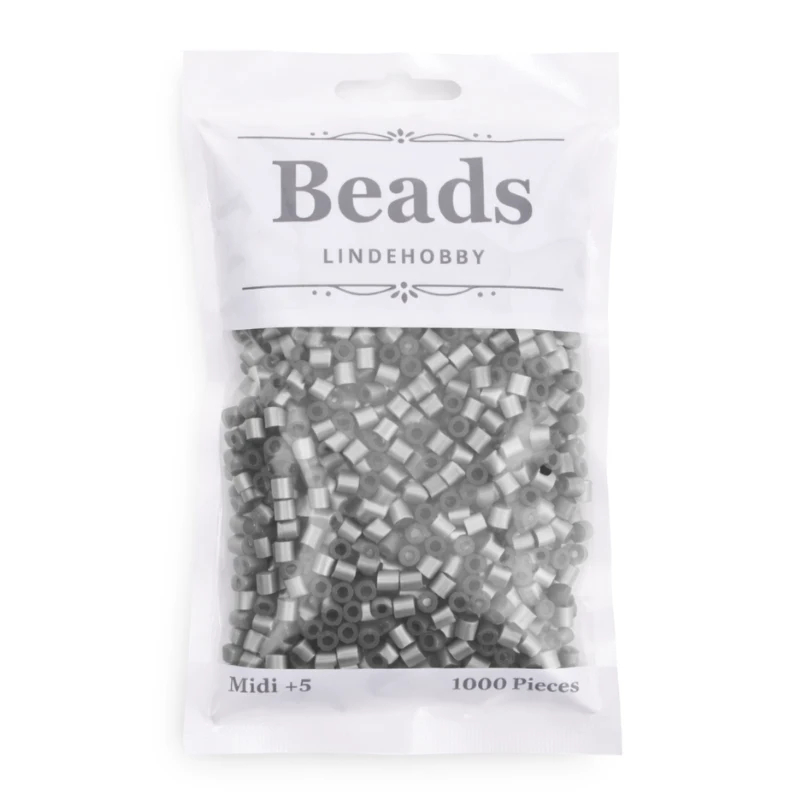LindeHobby Beads 42 Metal sølv