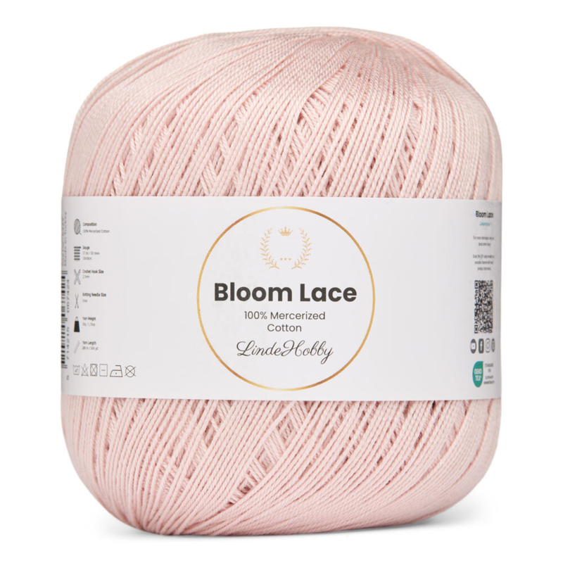 LindeHobby Bloom Lace Mercerized Cotton 31 Pastelrosa