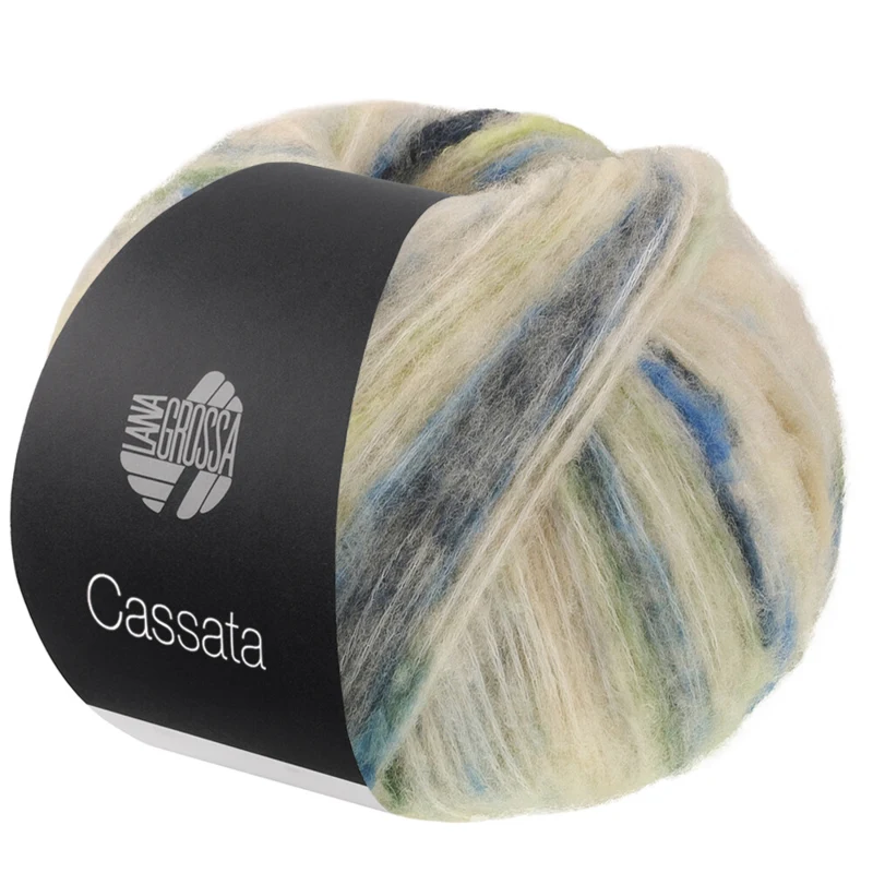 Lana Grossa Cassata 15 Bleggul/majgrøn/grågrøn/blå/sandgul