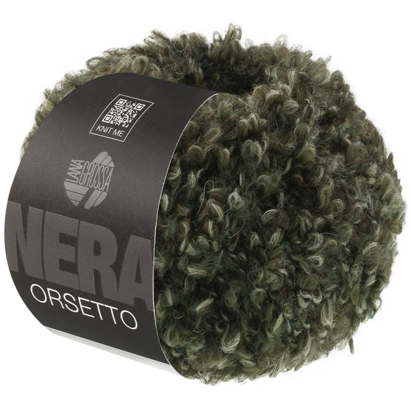 Lana Grossa Orsetto 108 Skovgrøn/Grågrøn