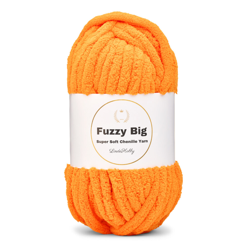 LindeHobby Fuzzy Chenille BIG 37 Orange