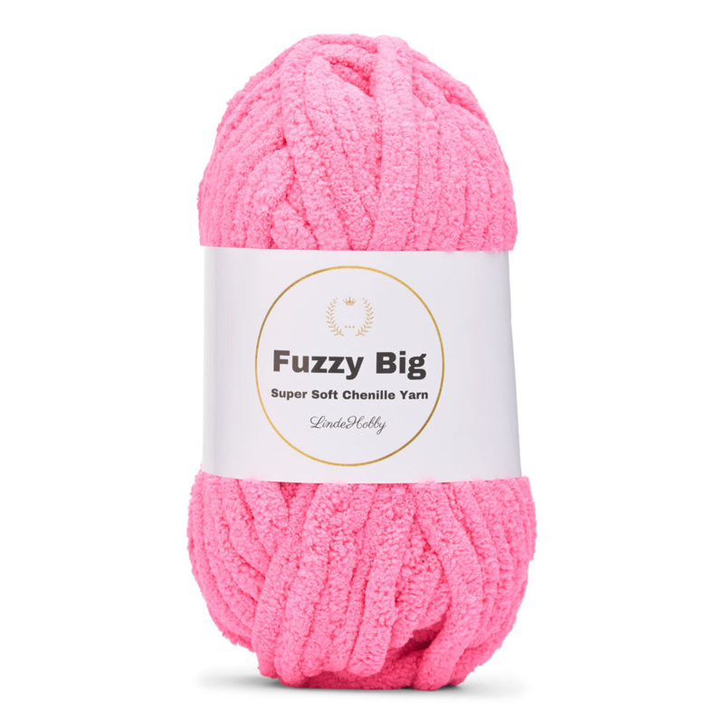 LindeHobby Fuzzy Chenille BIG 49 Neonpink