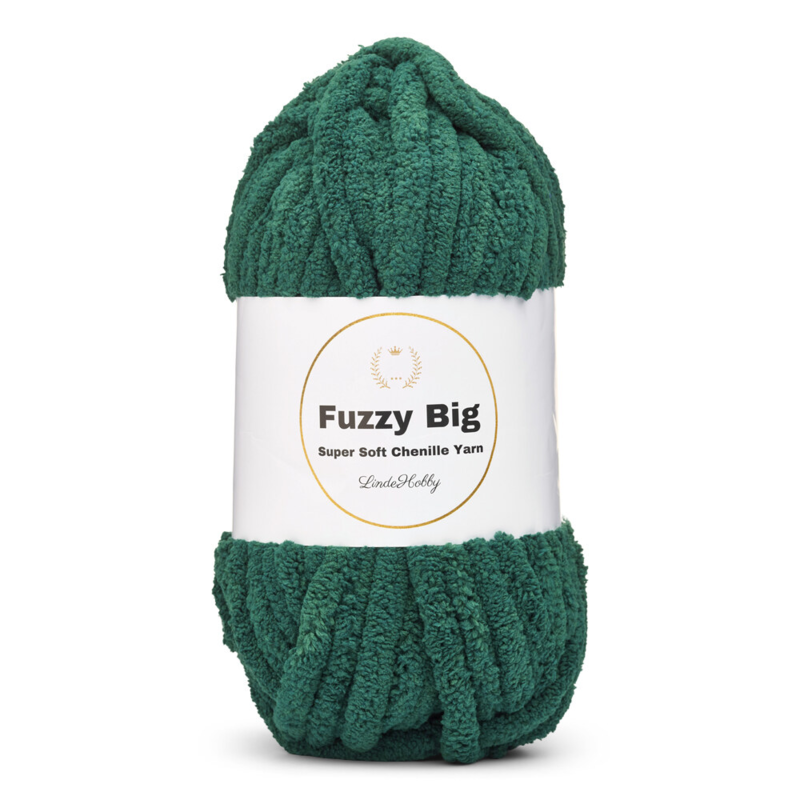 LindeHobby Fuzzy Chenille BIG 28 Smaragd