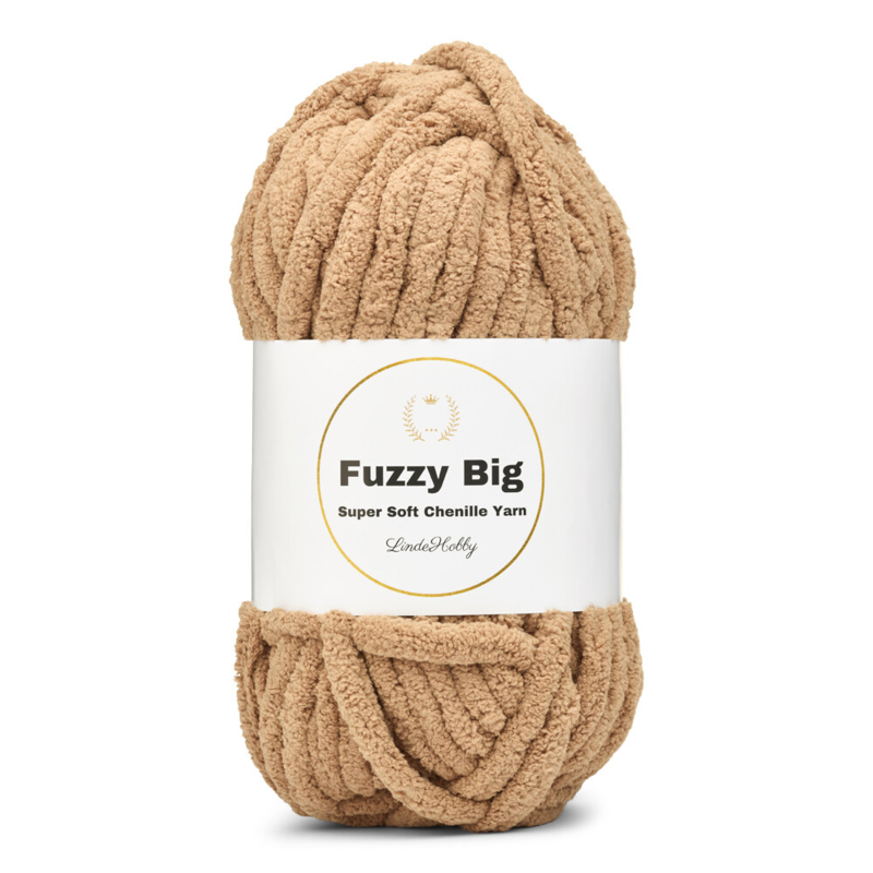 LindeHobby Fuzzy Chenille BIG 22 Nescafe