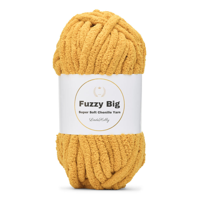 LindeHobby Fuzzy Chenille BIG 16 Sennep