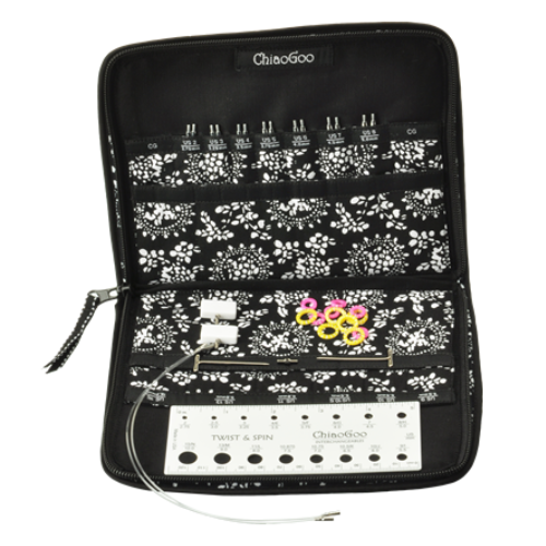 ChiaoGoo Udskiftelige Rundpindesæt, Spin Bambus, Complete, 10 cm