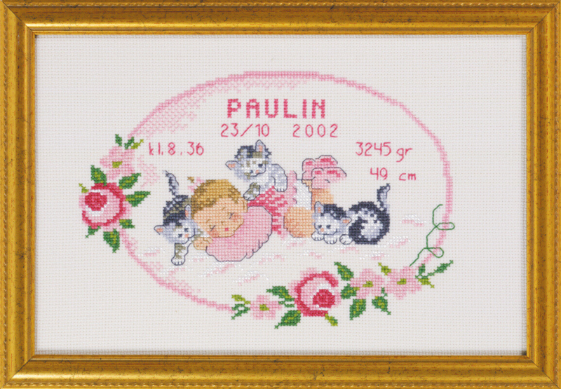 Broderikit Baby Paulin 29 x 19 cm  R5425/82