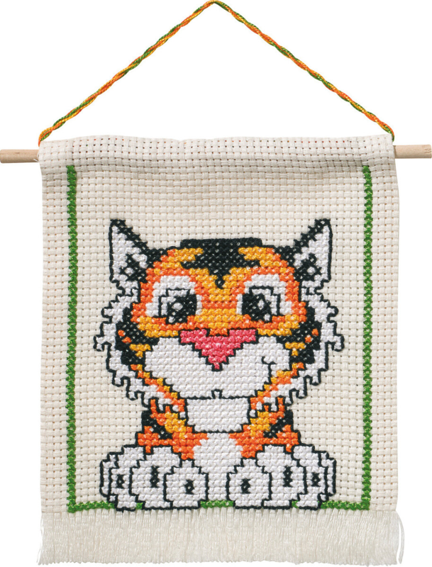 Broderikit MFK Tiger M 5119/18 16 x 18 cm
