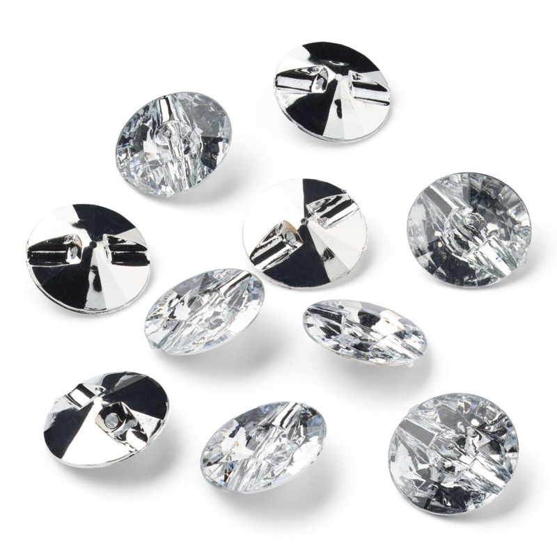 LindeHobby Krystalknapper, Klar, 20 mm, 10 stk