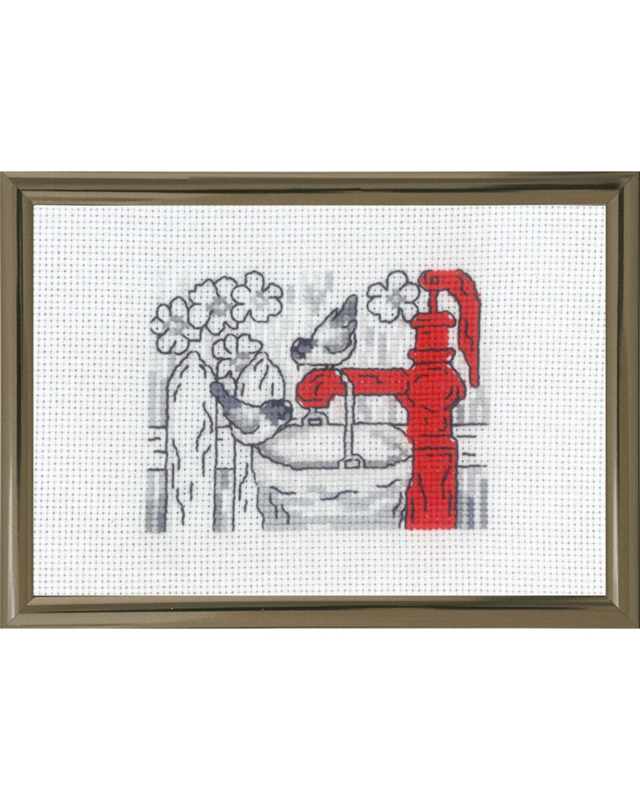 Broderikit Vandpost R5794 10 x 15 cm