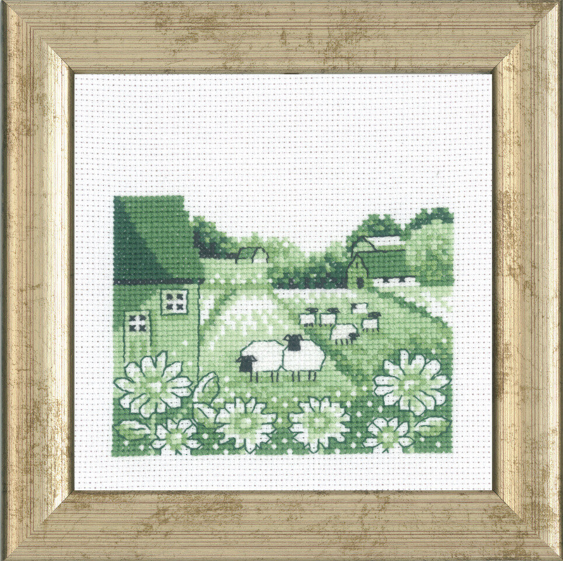 Broderikit Får R5995 12 x 12 cm