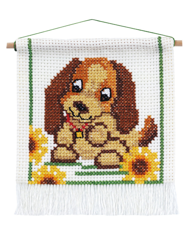 Broderikit MFK Hund 16x18 cm m/5119/18