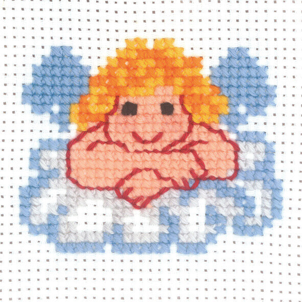 Broderikit Engel 10 x 10 cm