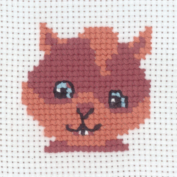 Broderikit Egern 8 x 8 cm