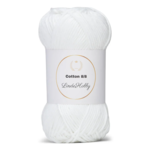 LindeHobby Cotton 8/8 - Natural Harmony, 10 ngl 019 Bianco