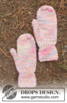 50-6 Fairy Flurry Mittens by DROPS Design