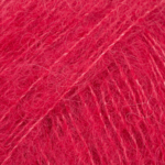 DROPS Brushed Alpaca Silk 07 Rød (Uni Colour)