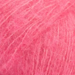 DROPS BRUSHED Alpaca Silk 31 Stærk rosa (Uni colour)