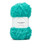 LindeHobby Furry Deluxe 19 Tropisk Blågrøn