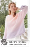 267-17 Sunset Sorbet Sweater by DROPS Design