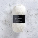 Svarta Fåret Sox Merino 4 ply 00 Naturlig hvid